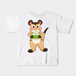 Meerkat with Ramen Kids T-Shirt